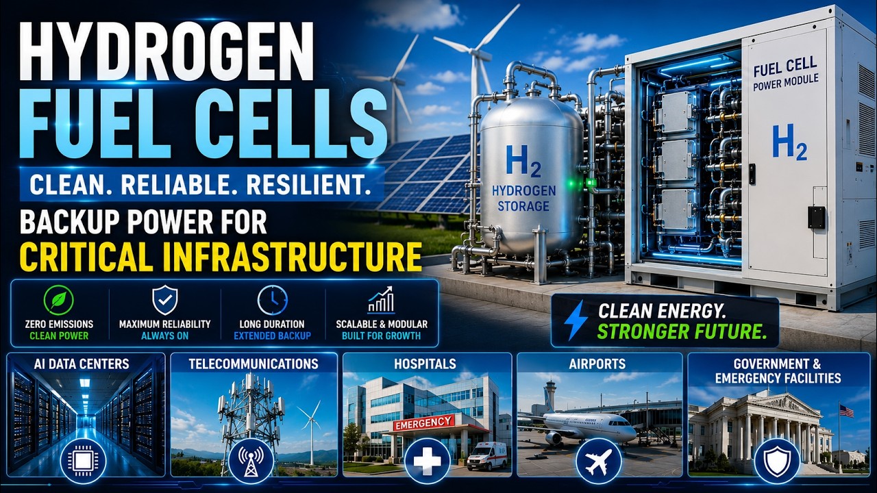 How Hydrogen Fuel Cells Could Change Backup Power Forever