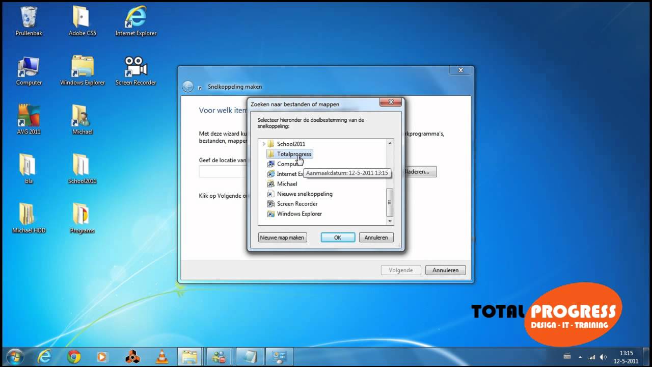 Hoe maak ik een snelkoppeling - YouTube