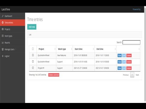Time Management System in Laravel with Full Source Code - YouTube