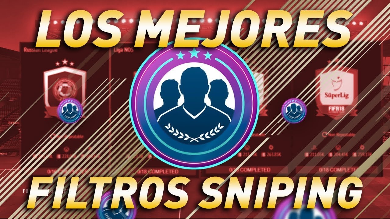 FIFA 18. COMO ENCONTRAR LOS MEJORES FILTROS DE SNIPING PARA FORRARNOS