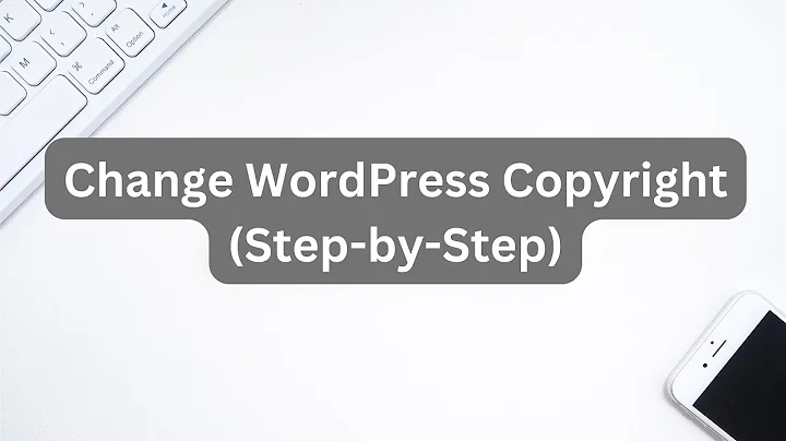 How to Remove WordPress Footer Copyright in 2 Minutes!