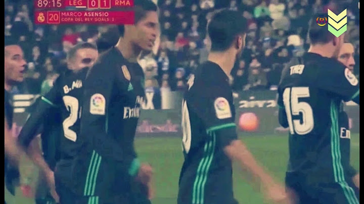 Asensio All Goals - Leganes vs Real Madrid 0 - 1 - La Copa 18/01/2018