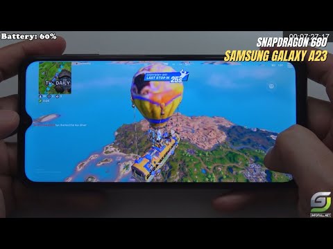 Samsung Galaxy A23 Fortnite Gameplay