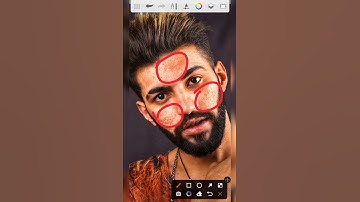 Autodesk Sketchbook Face Smooth Editing Tutorial #shorts #short #youtubeshorts #vairalshort #tendin