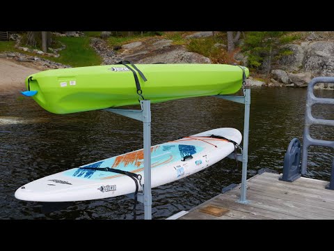 DIY storage rack for Kayaks, canoes and Stand Up Paddleboards (SUPs)