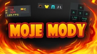 MOJE MODY! // NEJLEPŠÍ MODY DO MINECRAFTU! | Tutorial + Stažení