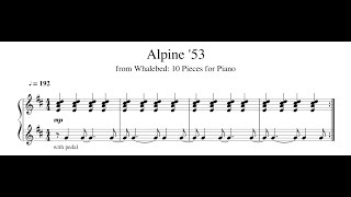 Rowan Hudson - Whalebed: 10 Pieces for Piano (with Sheet Music)