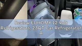 Review EUHOMY 12 Volt Refrigerators, 23QT Car Refrigerator APP Control, Car Fridge with 12/24V DC &