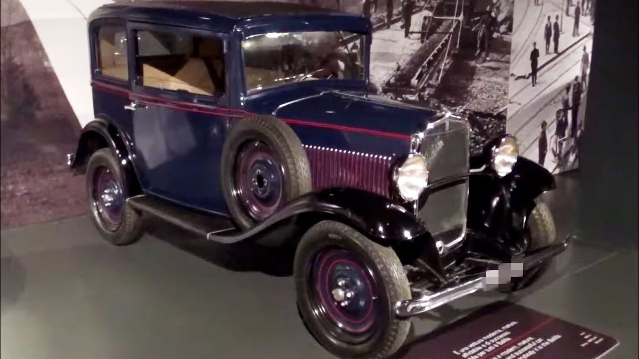 Rio 1/43 Fiat 508 Balilla 1932-37 – Voiture Miniature Bordeaux