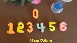 How to make an Origami Numbers 6 | DIY paper crafts