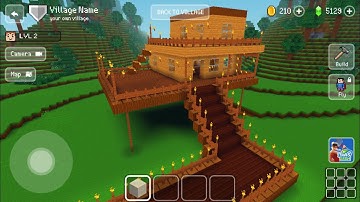 Block Craft 3D: Building Simulator Games For Free 732 (iOS & Android) | Wooden House
