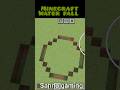 Minecraft water fall 🌊#shorts