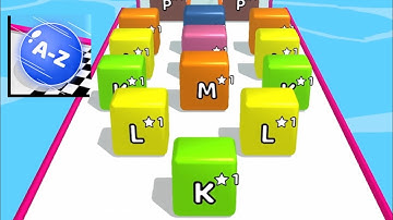 A-Z RUN🏃‍♀️ - All Levels Gameplay Walkthrough Android, iOS NEW UPDATE