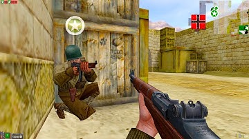 Day of Defeat Multiplayer In 2022 De_Dust Gameplay