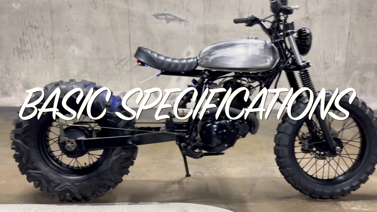 Basic Specifications TW225 Fat Scrambler Unit #9 Explanation Vlog