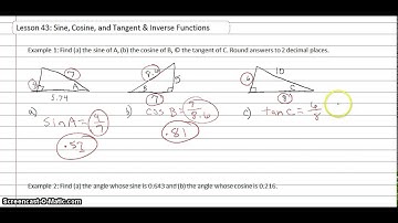 Saxon Algebra 2: Lesson 43 Examples
