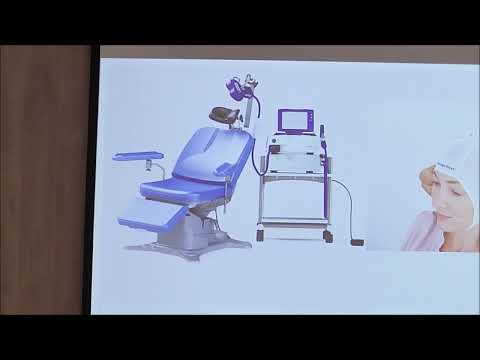 精神醫學部成人精神科主任黃隆正博士解釋穿顱磁刺激術在憂鬱症的治療