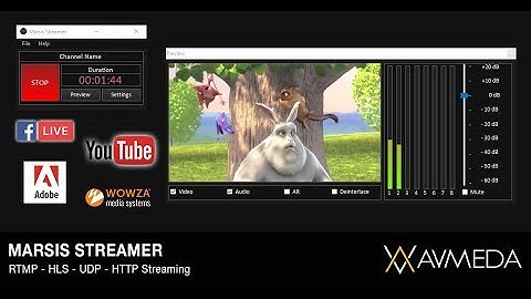 Marsis Streamer ( RTMP - NDI - HLS - UDP - HTTP Streaming Software)