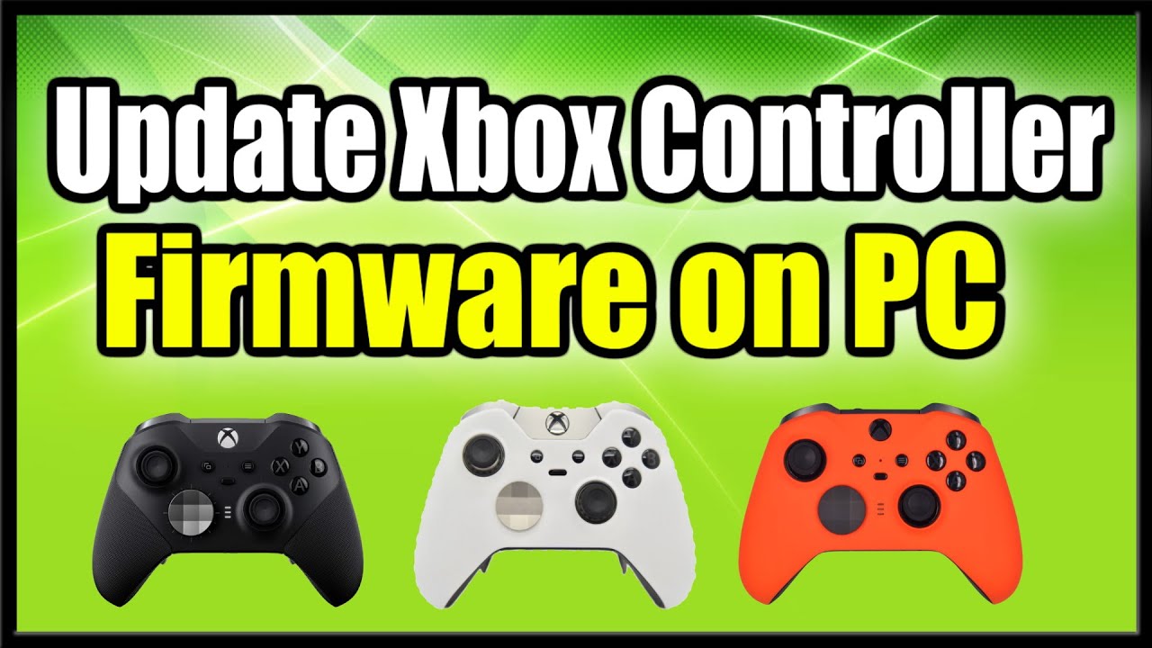 Kvarter ved siden af data How to Update Xbox Controller on Windows PC (Firmware & Settings) - YouTube