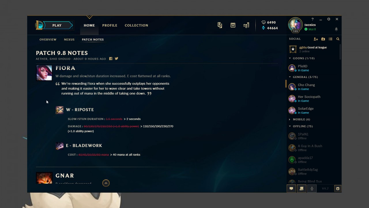 League of Legends - Patch 9.8 Review