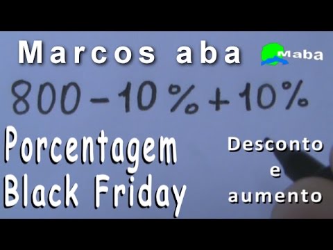 PORCENTAGEM -  BLACK FRIDAY - 7° Ano - Aula 10
