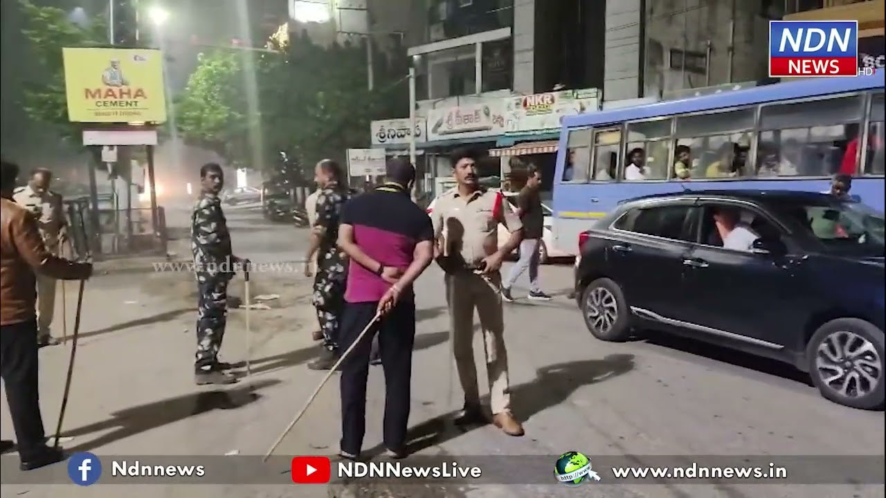 అర్ధరాత్రి లాఠీలకు పని చెప్పిన..  నెల్లూరు పోలీసులు..! - NDN News