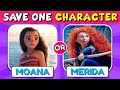 Save One &quot;DISNEY&quot; Character! 🤔| Would You Rather? &quot;DISNEY EDITION&quot; | Quiz