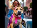 **Title:**  `Neon Pitbull` 1**Short Hashtags:**  `#NeonPitbull #ColorPop #PitbullVibes #RainbowDog💓#