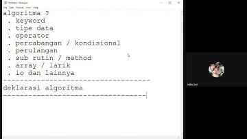 Review Singkat Dan Deklarasi Algoritma | Part 1