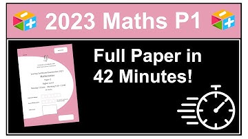 Speedy Solutions! 2023 Maths Paper 1 (Higher Level Leaving Cert)