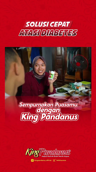 Solusi cepat atasi diabetes yang sering kambuh sampai sembuh ❤️#kingpandanus #shorts