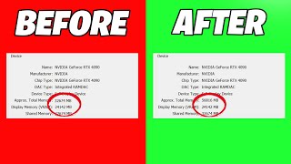 Increase Dedicated Video Memory VRAM on Windows 11 How To | NEW 2026🎮📈