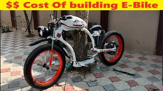 Cost Breakup of building your own electric bike
