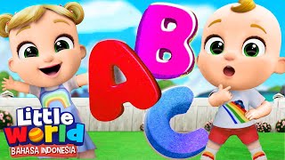 Belajar Alfabet Bersama Nico dan Nina | Kartun Anak | Little World Bahasa Indonesia