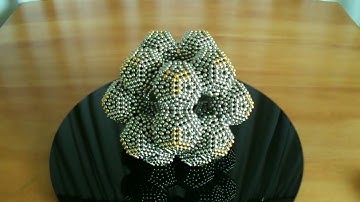 Sierpinski Dodecahedron Fractal | 9000 Neodymium Magnetic Balls