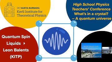 Quantum Spin Liquids  ▸  Leon Balents (KITP)