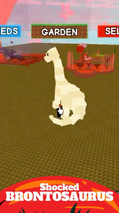 Mutated Shocked Brontosaurus  #roblox #growagarden