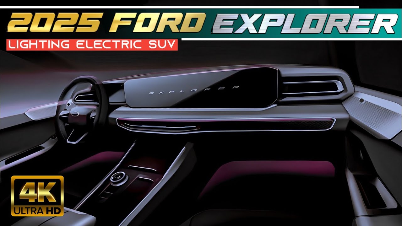 2025 Ford Explorer Lighting Electric SUV Reveal - YouTube