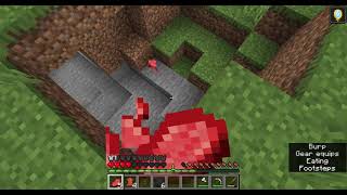 Minecraft but all the mobs are invisible