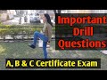 NCC A, B & C Certificate Exam | Frequently Asked Questions from Drill || Important*