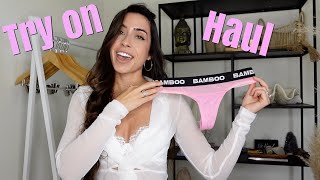 Bamboo Underwear Try On Haul! 