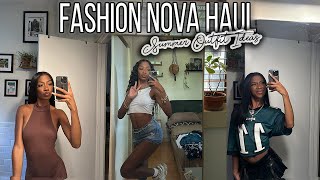 Fashion Nova 2023 Summer Outfit Ideas | Try-On Haul | Naomi Amber