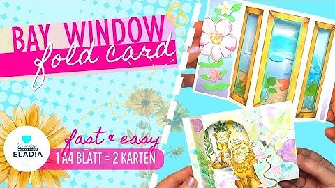 Bay Window Fold Card - fast & easy