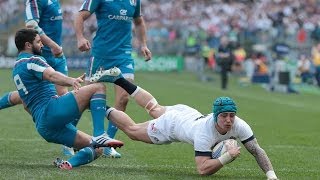 Jack Nowell's 1st Try for England - Italy v England 15th March 2014 screenshot 5