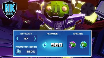 Angry Birds Transformers - Devastator Spark Run Series - Level 87