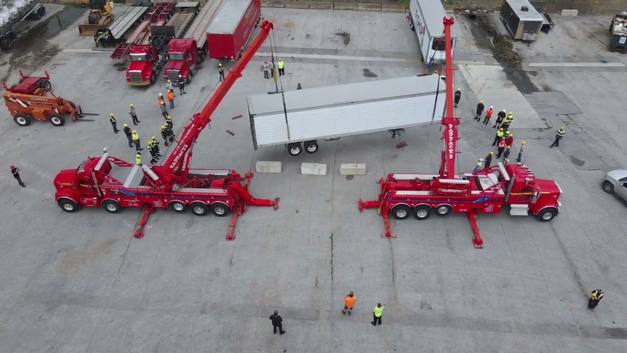 Paddacks heavy wrecker service (pass through demonstration)