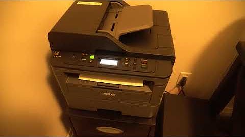 SETTING UP WIFI AND UNBOXING BROTHER DCP L2550DW