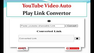 YouTube Video Auto Play Link Covert II यूटयूब के विडियों को वेबसाईट में कैसे आटो प्‍ले करें screenshot 3