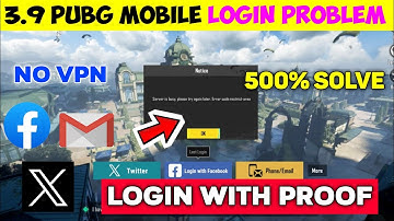 Pubg 3.9 Update Login Problam | Pubg Login Problam | How To Login Pubg Mobile in India