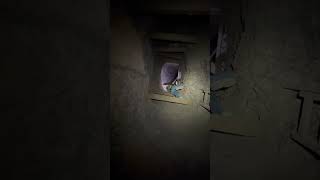 Resolution Mine — Standing on a Stull Above AK and Reaching the Next Ladder